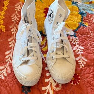 Converse All Star White Canvas Sneakers
